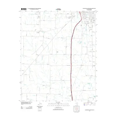2013 Map of Gainesville South, 2013 Print