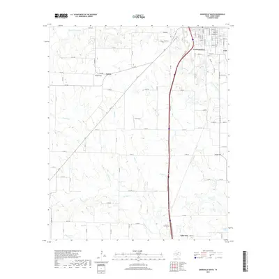 2019 Map of Gainesville South, 2019 Print