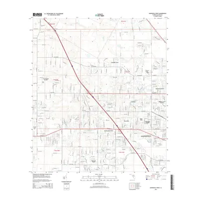 2015 Map of Gainesville West, 2015 Print