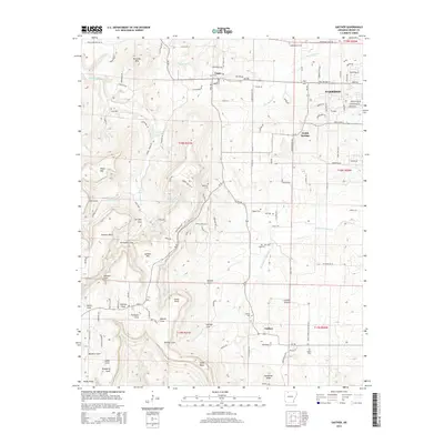 2014 Map of Gaither, 2014 Print