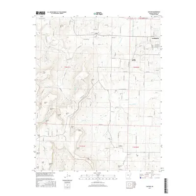 2017 Map of Gaither, 2017 Print