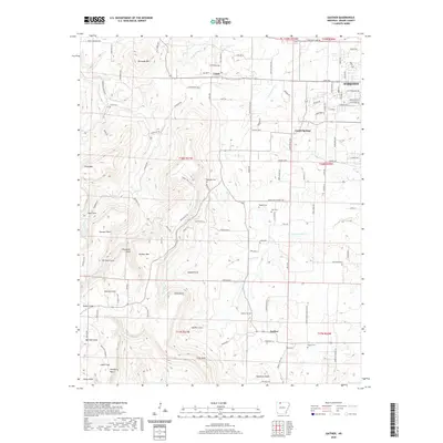 2020 Map of Gaither, 2020 Print
