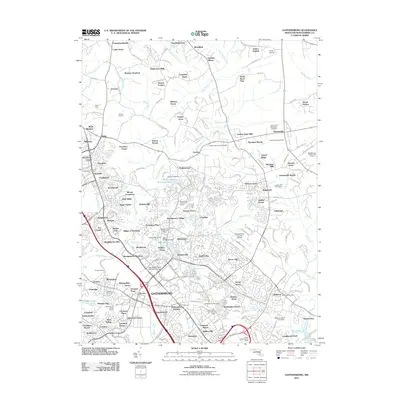 2011 Map of Gaithersburg, 2011 Print
