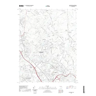 2019 Map of Gaithersburg, 2019 Print