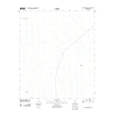 2011 Map of Gakolik Mountains, 2011 Print