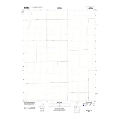 2010 Map of Galatea SW, 2010 Print