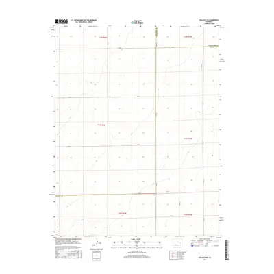 2016 Map of Galatea SW, 2016 Print