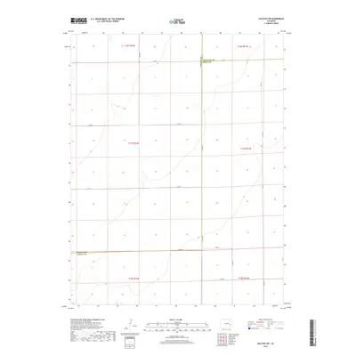 2019 Map of Galatea SW, 2019 Print