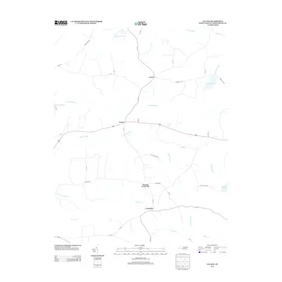 2013 Map of Galatia, 2013 Print