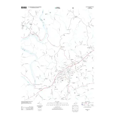 2013 Map of Galax, 2013 Print