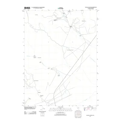 2011 Map of Galena Canyon, 2011 Print