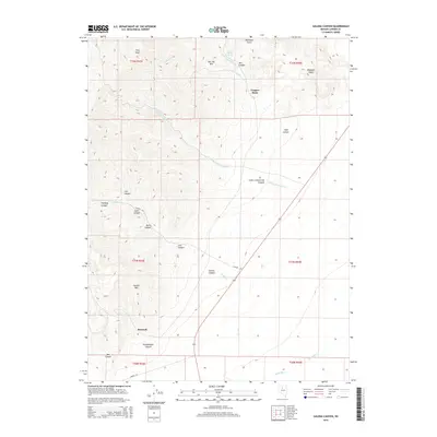 2014 Map of Galena Canyon, 2014 Print