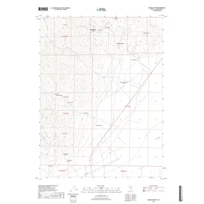 2018 Map of Galena Canyon, 2018 Print