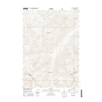 2013 Map of Galena Peak, 2013 Print