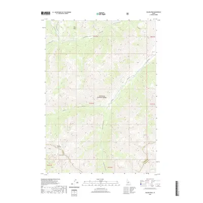 2020 Map of Galena Peak, 2020 Print