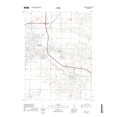 2018 Map of Galesburg East, 2018 Print