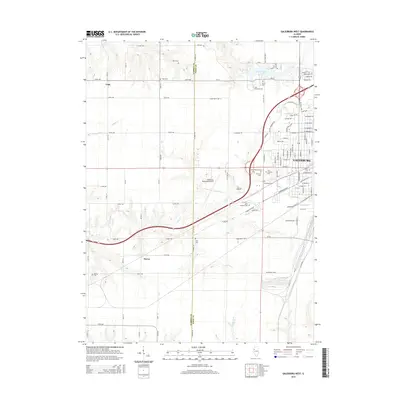 2015 Map of Galesburg West, 2015 Print