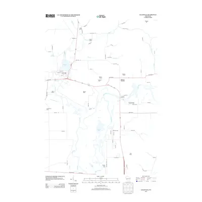 2013 Map of Galesville, 2013 Print