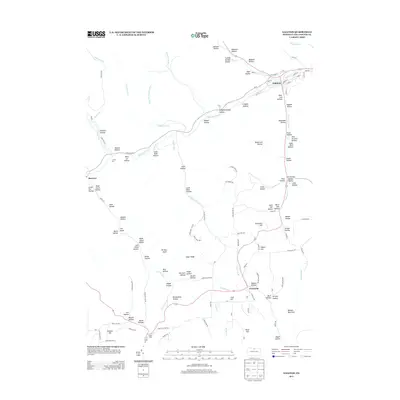 2013 Map of Galeton, 2013 Print