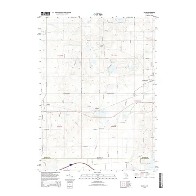 2014 Map of Galien, 2014 Print