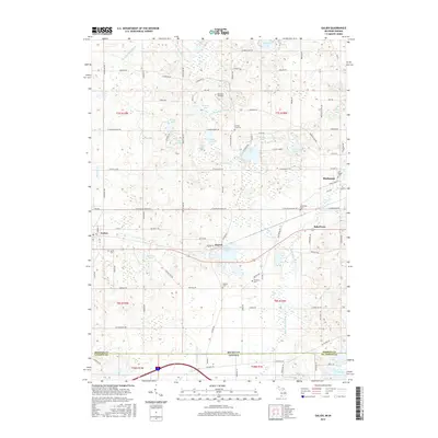 2017 Map of Galien, 2017 Print