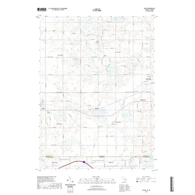 2019 Map of Galien, 2019 Print