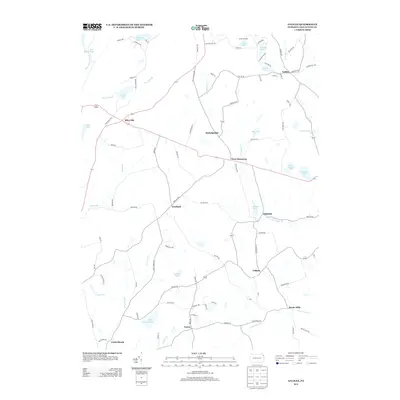 2013 Map of Galilee, 2013 Print