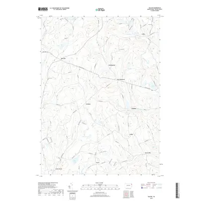 2019 Map of Galilee, 2019 Print