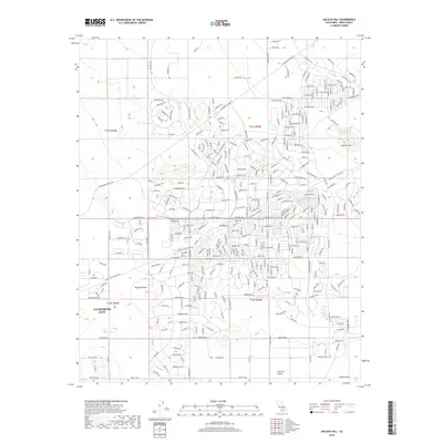 2018 Map of Galileo Hill, 2018 Print