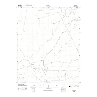 2010 Map of Galisteo, 2010 Print