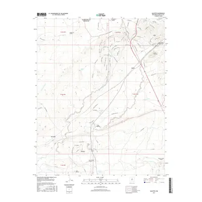 2017 Map of Galisteo, 2017 Print