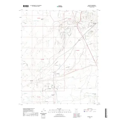 2020 Map of Galisteo, 2020 Print
