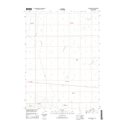 2015 Map of Gallagher Flat, 2015 Print