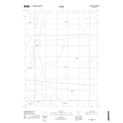 2018 Map of Gallagher Flat, 2018 Print
