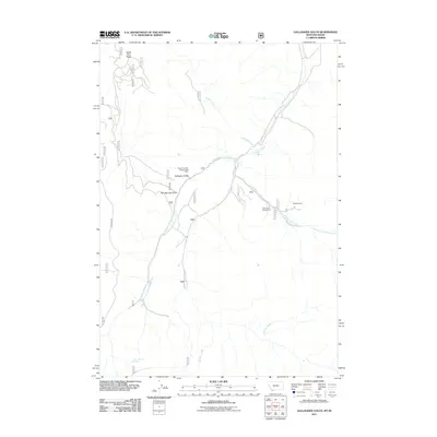 2011 Map of Gallagher Gulch, 2011 Print
