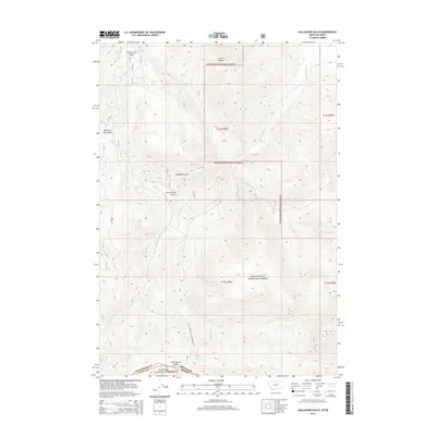 2014 Map of Gallagher Gulch, 2014 Print