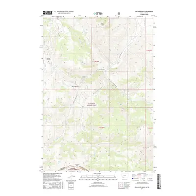2017 Map of Gallagher Gulch, 2017 Print