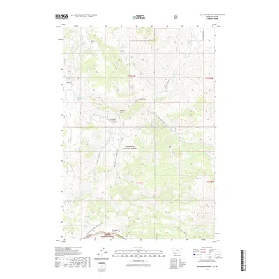 2020 Map of Gallagher Gulch, 2020 Print