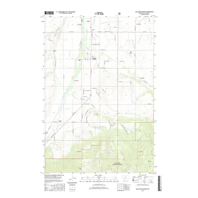 2017 Map of Gallatin Gateway, 2017 Print