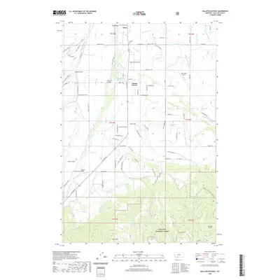 2020 Map of Gallatin Gateway, 2020 Print