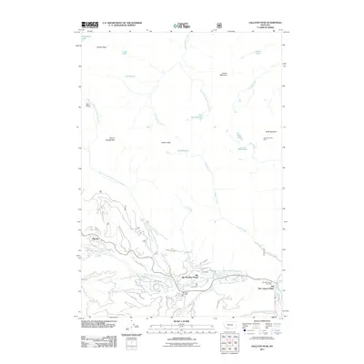 2011 Map of Gallatin Peak, 2011 Print