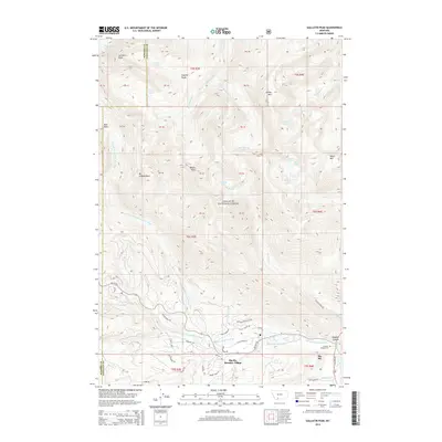 2014 Map of Gallatin Peak, 2014 Print