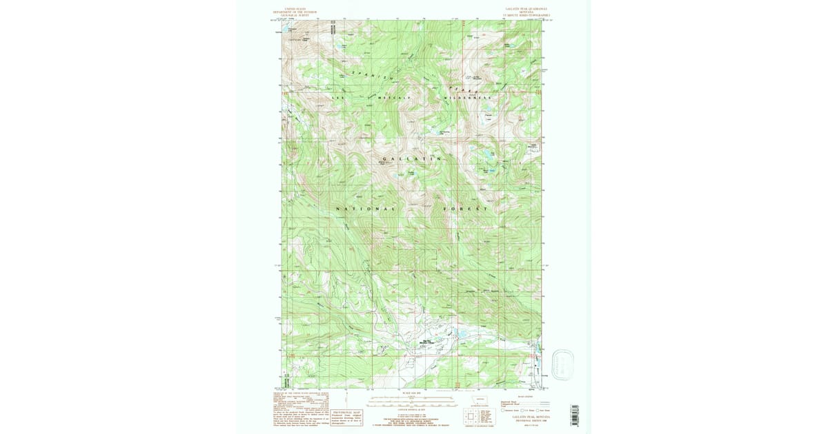 1980s Maps of Big Sky Meadow Village, MT | Pastmaps