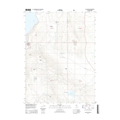 2015 Map of Gallatin Peak, 2015 Print