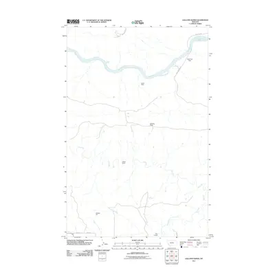 2011 Map of Gallatin Rapids, 2011 Print