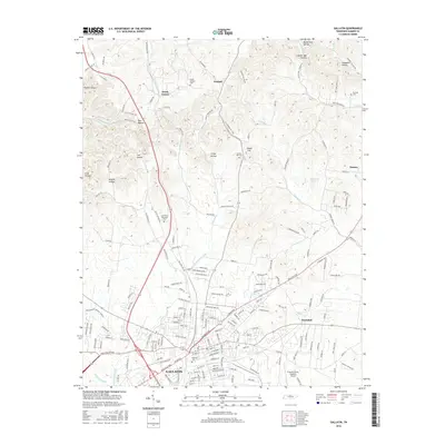 2016 Map of Gallatin, 2016 Print