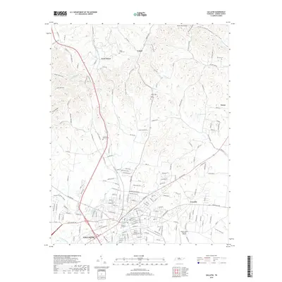 2019 Map of Gallatin, 2019 Print