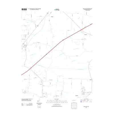 2013 Map of Gallaway, 2013 Print