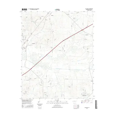 2016 Map of Gallaway, 2016 Print