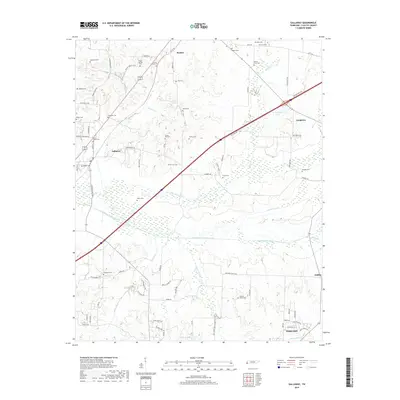 2019 Map of Gallaway, 2019 Print